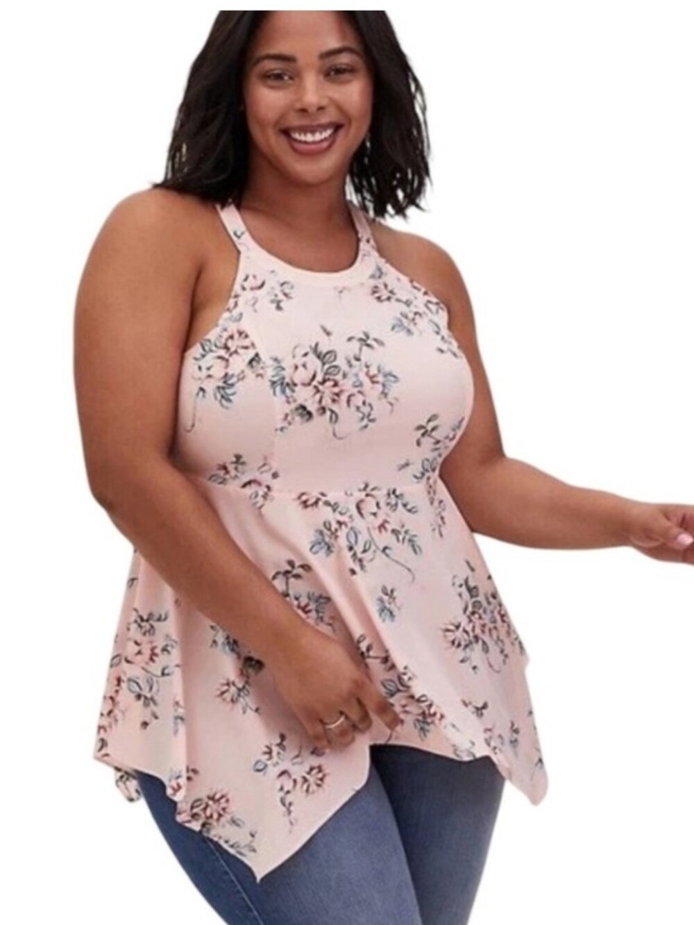 Torrid Floral Print Blouse